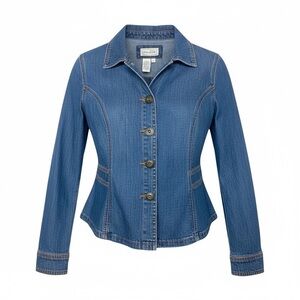 Live a Little Lightweight, Medium Wash Denim Shirt, V Neck,  roll Up Sleeves